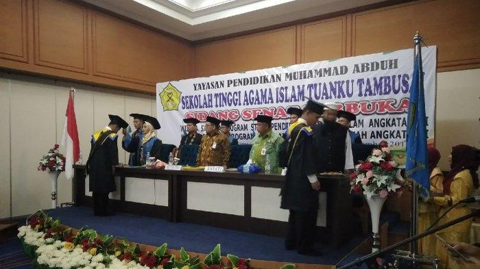 Civitas STAI Tuanku Tambusai, Riau.