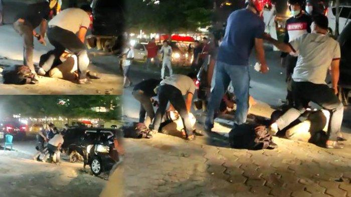 Video Polisi Pukuli Terduga Bandar Narkoba Ditonton Warga Beredar di Pekanbaru, Kapolda Belum Jawab