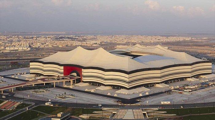 Penampakan Al Bayt International Stadium-Salah satu venue Piala Dunia 2022 di Qatar. Al Bayt satu diantara stadion untuk semifinal Piala Dunia 2022 Qatar