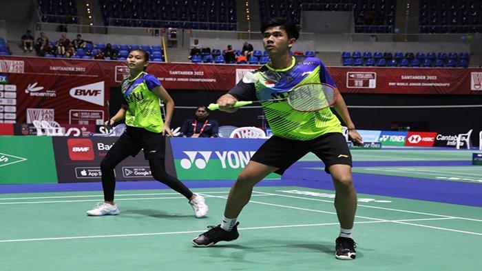 Duet Rafli/Dania di Kejuaraan Dunia Junior BWF 2022 di Spanyol