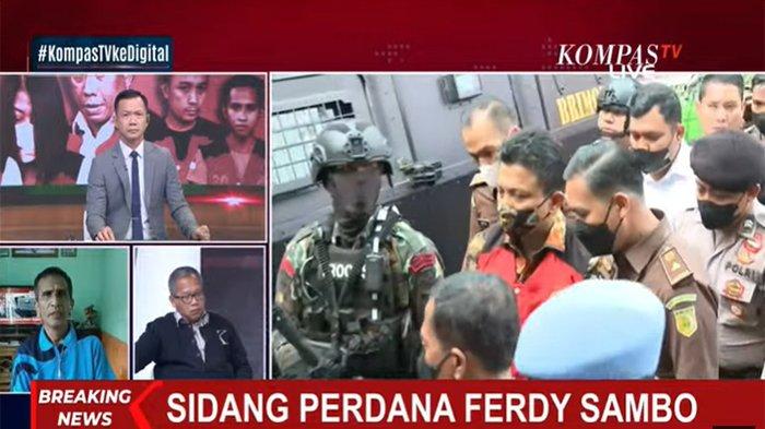 Sidang Perdana Kasus Ferdy Sambo Hari Ini Senin 17 Oktober 2022.