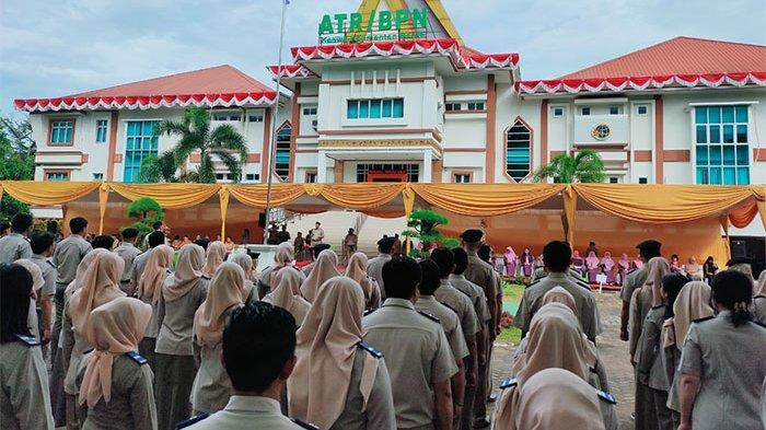 Suasana Upacara Peringatan Hari Lahir Ke-62 UUPA Tahun 2022.