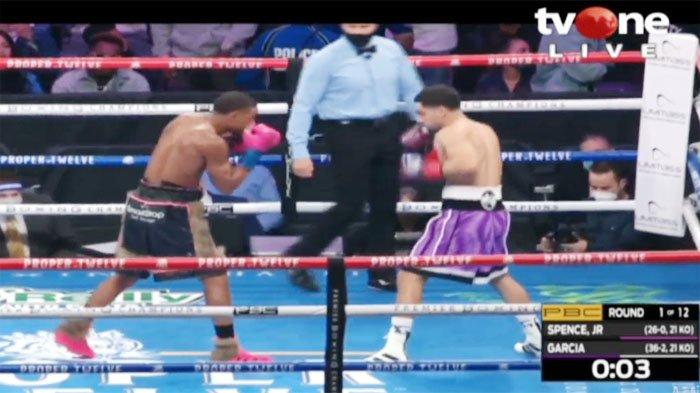 Hasil tinju dunia dengan partai utama Errol ‘Truth’ Spence Jr Vs Danny ‘Swift’ Garcia, di AT&T Stadium di Arlington, Texas, AS, Minggu 6 Desember 2020 pagi WIB