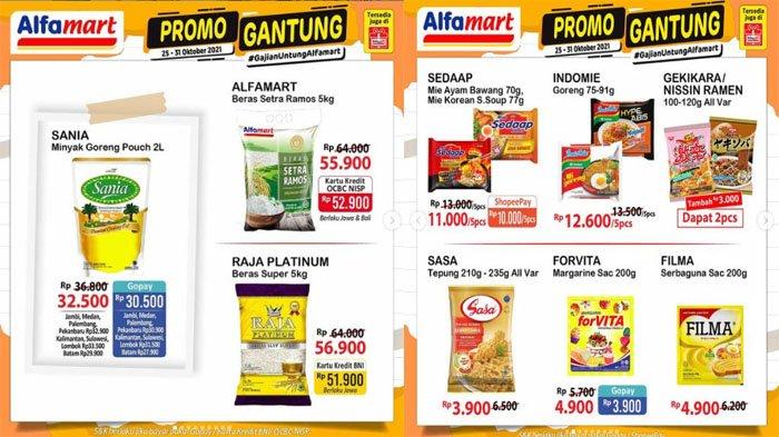 Katalog promo gantung alfamart 25 - 31 Oktober 2021.