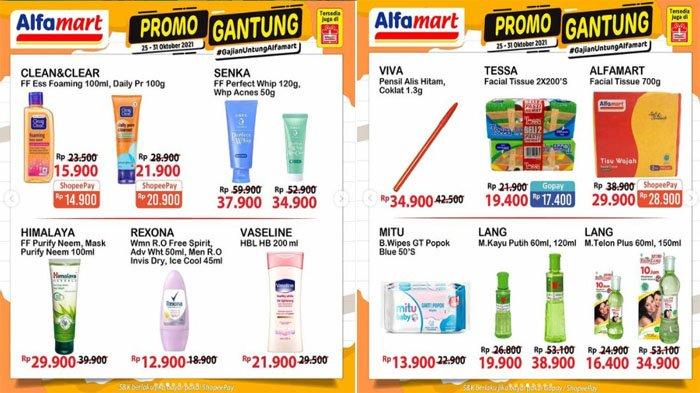 Katalog promo gantung alfamart 25 - 31 Oktober 2021.