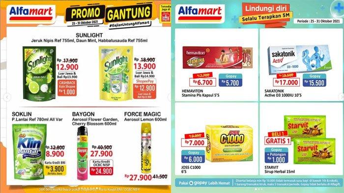 Katalog promo gantung alfamart 25 - 31 Oktober 2021.