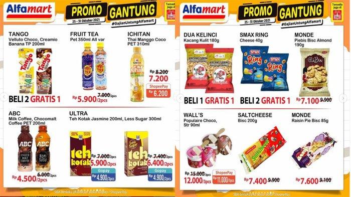 Katalog promo gantung alfamart 25 - 31 Oktober 2021.