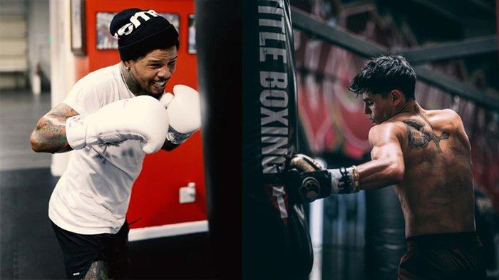 Kolase Foto murid Floyd Mayweather yakni Gervonta Davis dan Anak Emas Oscar De La Hoya, Ryan Garcia. Gervonta Davis berpeluang masuk penjara
