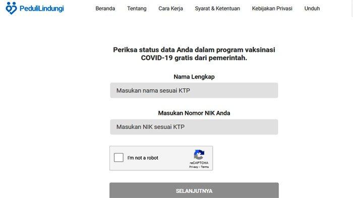 Aplikasi Pedulilindungi.id untuk Cara Cek Penerima Vaksin Covid-19