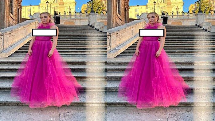 Potret Florence Pugh saat mengenakan gaun transparan di bagian dada acara Valentino's Fall/Winter 2022 Haute Couture di Roma
Artikel ini telah tayang di TribunSolo.com dengan judul Florence Pugh Dihujat Pakai Gaun Transparan di Acara Valentino's Fall/Winter 2022, Ini Responsnya, https://solo.tribunnews.com/2022/07/11/florence-pugh-dihujat-pakai-gaun-transparan-di-acara-valentinos-fallwinter-2022-ini-responsnya?page=all.
Penulis: Tribun Network | Editor: Rifatun Nadhiroh