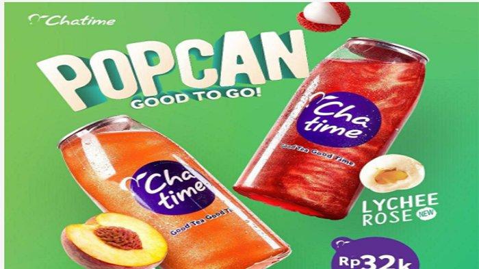 Promo Chatime Hari Ini Chatime Promo POPCAN To Go Hadirkan Lychee Rose & Peach Beach.
