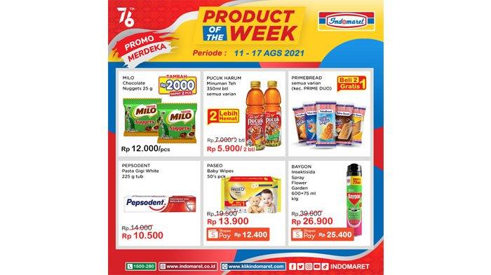 Promo Product of The Week Indomaret 11 - 17 Agustus 2021.