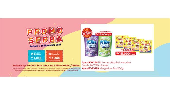 Promo Serba 15 Ribu Alfamart 1 - 15 November 2021.