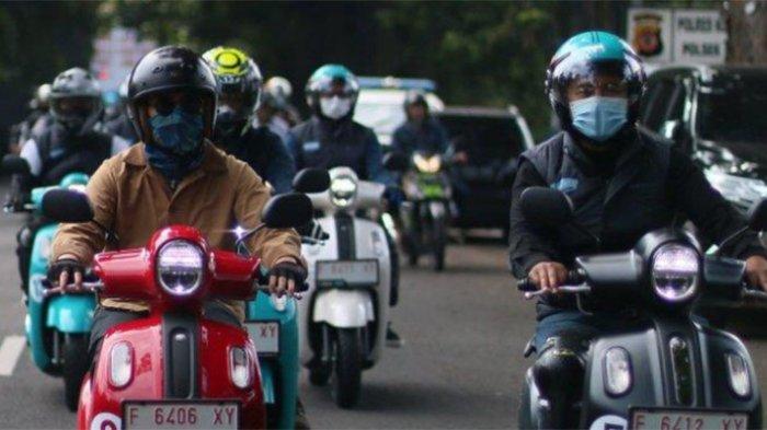 Sekitar 14 jurnalis otomotif berkesempatan menjajal langsung performa skutik classy Yamaha Fazzio Hybrid Connected mengitari jalanan Kota Bogor.