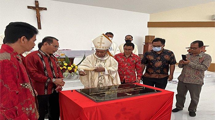 Sekolah Tinggi Agama Katolik Negeri (STAKatN) Pontianak menggelar dies natalies ke-6 di Gedung Praktik Liturgi, Selasa 17 Januari 2023.