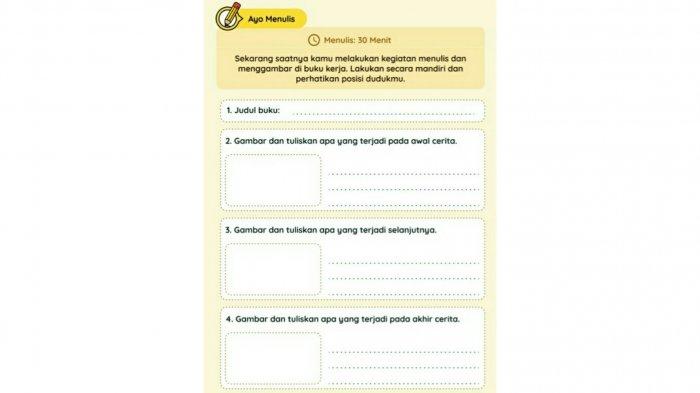 Soal literasi 1 SD Kelas 2 Kamis 21 Januari 2021.