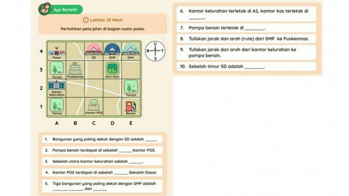 Soal numerasi 3 SD Kelas 2 Kamis 21 Januari 2021.