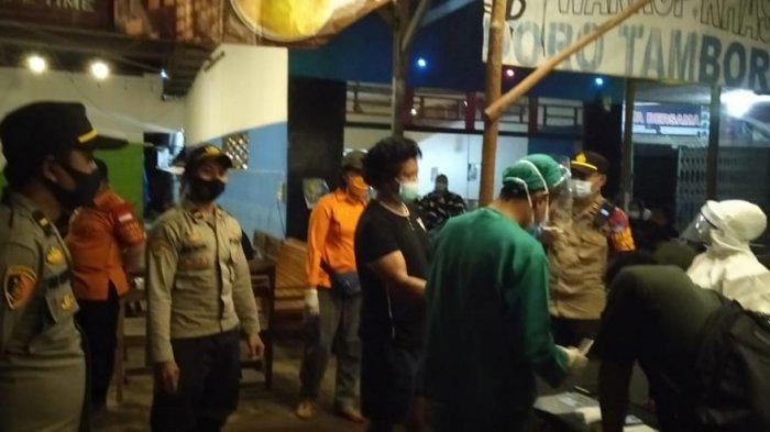 Tim Gabungan Swab PCR warga di tempat keramaian seperti Hiburan Malam dan Kafe, Sabtu 20 Februari 2021 malam