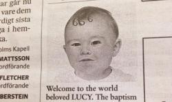 Iklan Pembaptisan Bayi Lucifer 666 Hebohkan Swedia