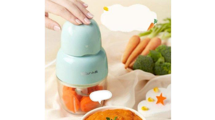 ACE Bear Chopper Mini berkapasitas 300 ml dengan jar kaca yang lebih kokoh dan anti gores