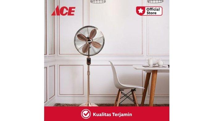 ACE KRISBOW Kipas Angin Lantai Klasik dengan bahan metal yang kokoh dengan desain menawan