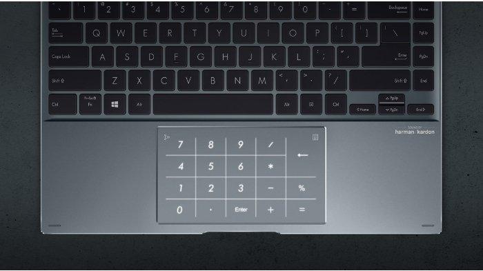 Hamparan layout keyboard ASUS Zenbook 14 Flip OLED UP5401EA