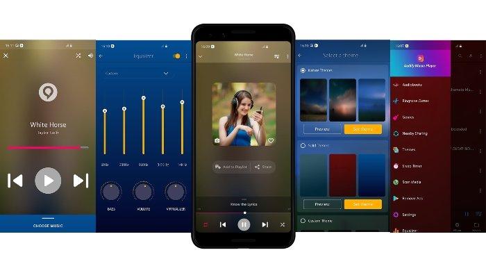Antarmuka pengguna Audify Music Player