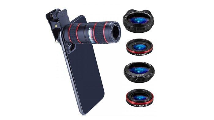 Bluefinger HX-S1248L Telephoto 5-in-1 Lens Kit