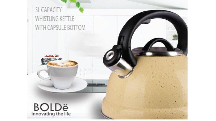 BOLDe Super Kettle Genio Series dengan desain super kekinian sekaligus terbuat dari material berkualitas