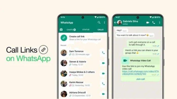 Ilustrasi Berbagi Tautan Panggilan WhatsApp