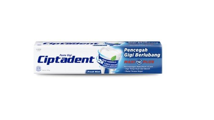 Ciptadent Pasta Gigi Fresh Mint 250 gram.