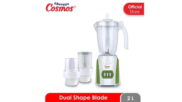Cosmos CB-282 AP berkapasitas 2 liter dibekali dengan dry dan wett mill untuk olah berbagai bumbu dapur sekaligus