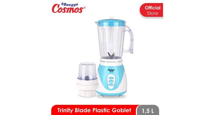 Cosmos Trinity CB-190 dibekali dengan 3 blade yang bisa digunakan sebagai pemotong, penghancur serta penghalus