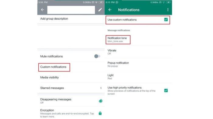 Custom Notification