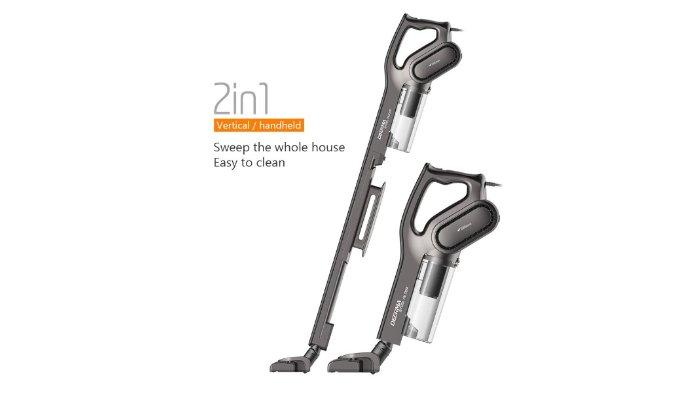 DEERMA Vacuum Cleaner 2in1 DX700 dirancang dengan daya hisap yang kuat dan beragam fitur unggul