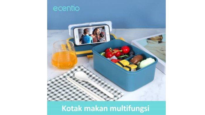 ecentio Lunch Box PLBE-3301 kapasitas 1500 ml ini terbuat dari material PP yang bebas BPA