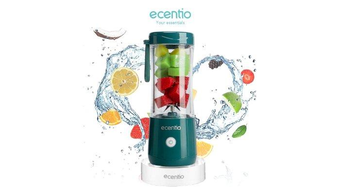 ecentio Mini Juicer Blender Portabel 380ml dengan kecepatan motor 18000 hingga 22000 rpm
