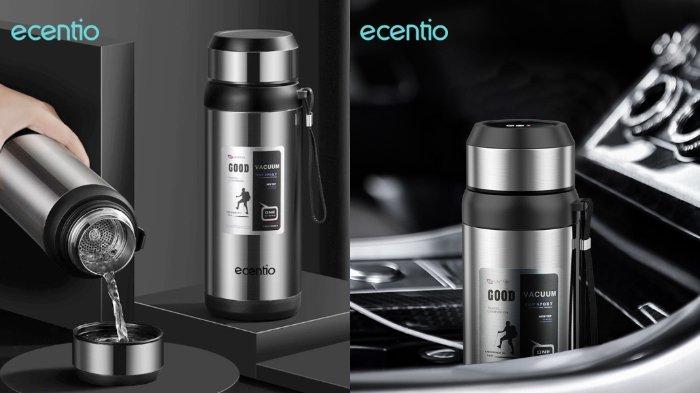 ecentio Termos Air Panas 1 Liter Led Display 304 handal untuk simpan air panas dalam jangka panjang