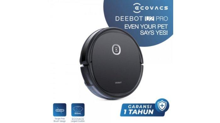 Ecovacs DEEBOT U2 PRO Robot Vacuum Cleaner dirancang dengan teknologi canggih dan pengoperasian mudah