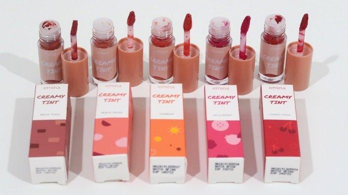 Emina creamy tint juga cocok dijadikan ombre lips ala wanita Korea.