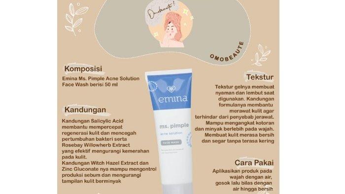 emina Ms. Pimple Acne Solution Face Wash