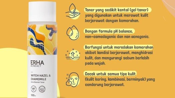 ERHA Acneact Witch Hazel & Chamomile Acne Blemish Toner