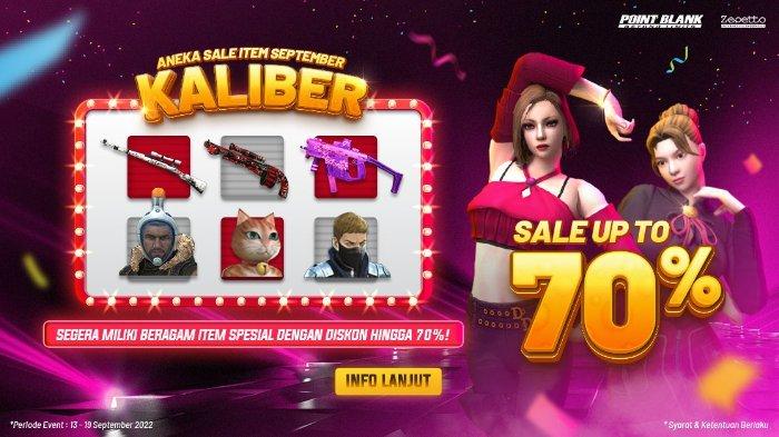KALIBER Sale up to 70 persen