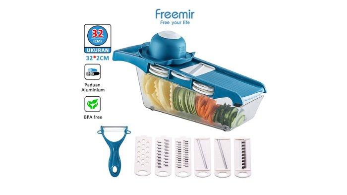 freemir 8 in 1 Alat Parut Pemotong Sayur Multifungsi tunjang aktivitas dapur yang lebih efisien