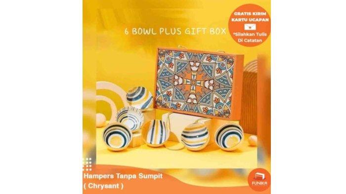 FUNIKA CHRYSANT Hampers Japanese 6 Bowl Set terbuat dari material berkualitas dan beragam motif