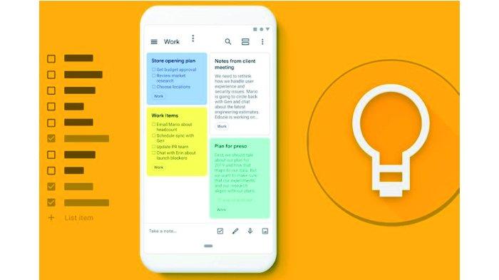 Google Keep dan fitur yang dibawanya