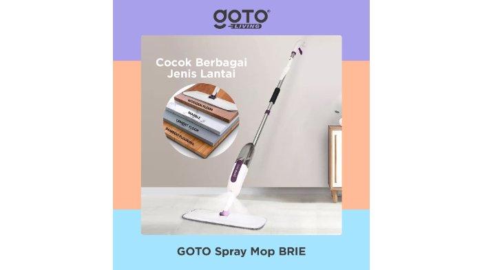 GOTO Brie Spray Mop Alat Pel Semprot cocok untuk pembersihan berbagai jenis lantai