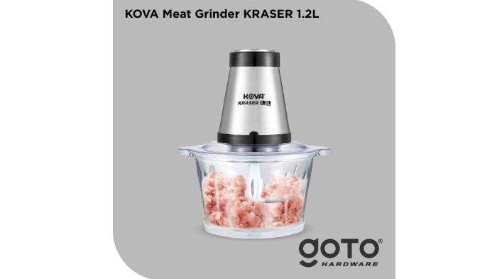 GOTO Kova Kraser Meat Grinder menghadirkan desain pisau bertingkat yang tajam dan kuat
