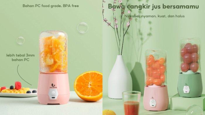 HAN RIVER Blender Portable tepat untuk kreasikan beragam jus segar di mana saja didukung motor bertenaga