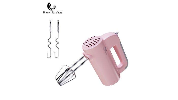 HAN RIVER Hand Mixer YF1205-L hadir dengan konsumsi daya yang hemat sekitar 120 watt saja